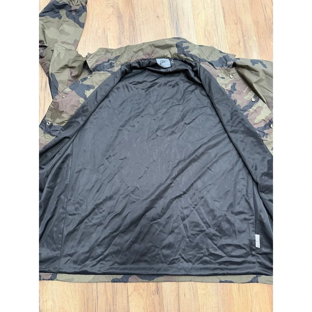 CLSC Nice Kicks Camo Coach Jacket Mens M Snap Front Lightweight Windbreaker